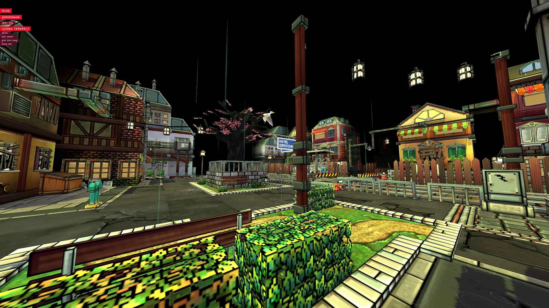 screenshot of the first person view