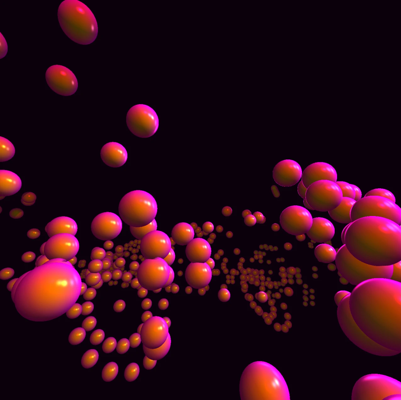 example sphere particles